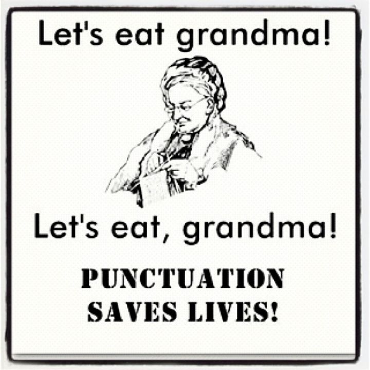 Grammar Saves Lives